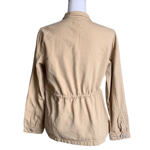 Kensie Utility Button Down Waist Drawstrings Jacket Size Small - Picture 3 of 17